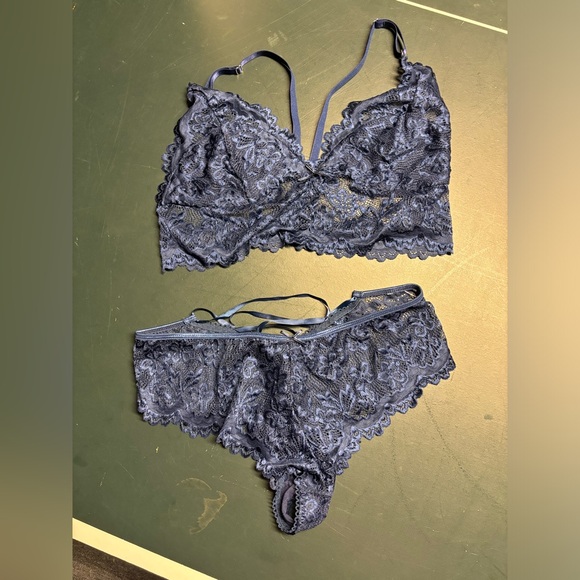 Bundle of Blue Gently Used Lingerie - Picture 8 of 13